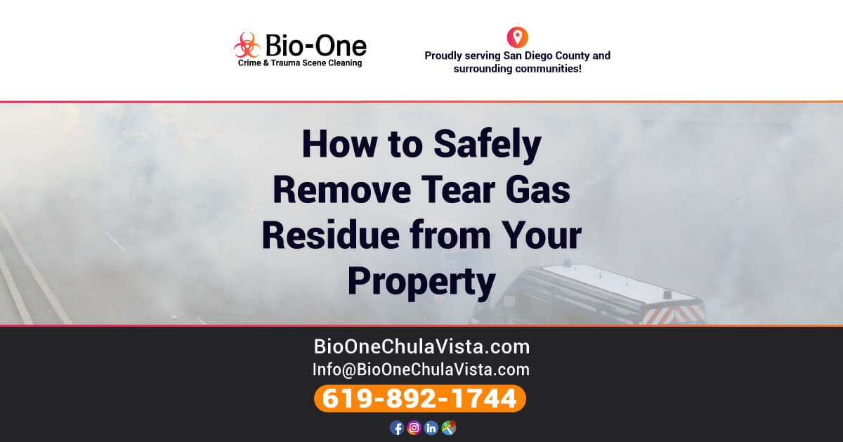 How to Safely Remove Tear Gas Residue from Your Property